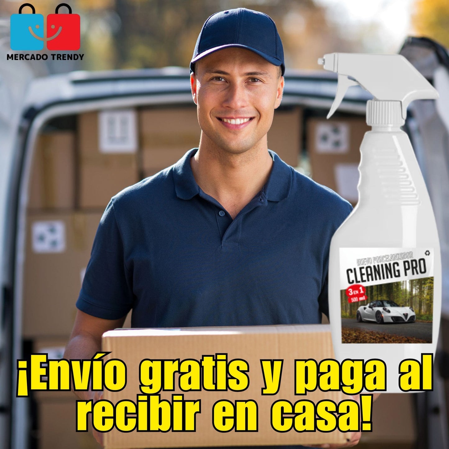 Limpieza PRO 3 en 1 - Porcelanizador para automóvil