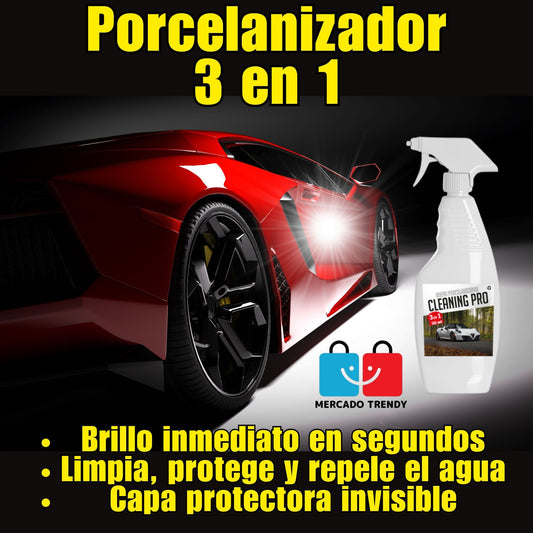 Limpieza PRO 3 en 1 - Porcelanizador para automóvil