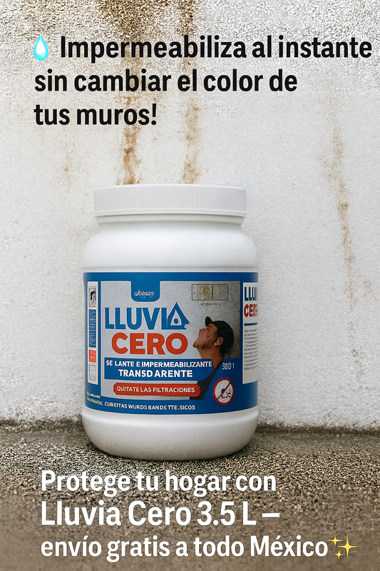 Lluvia Cero 3 litros y medio